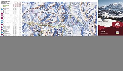 Ski resort Alta Badia: схема склонов