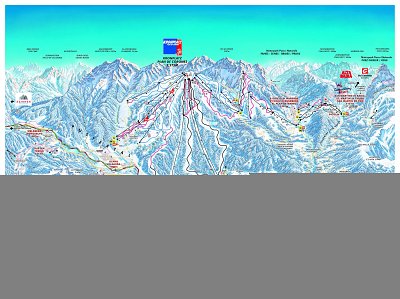 Ski resort Kronplatz (Plan de Corones): схема склонов