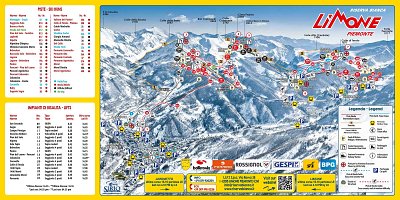 Ski resort Riserva Bianca – Limone Piemonte: схема склонов