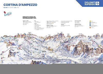 Ski resort San Vito di Cadore: схема склонов