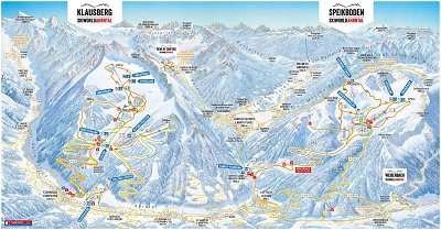 Ski resort Klausberg – Skiworld Ahrntal: схема склонов