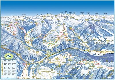 Gitschberg Jochtal: схема склонов