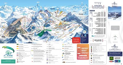 Ski resort Via Lattea – Sestriere/Sauze d’Oulx/San Sicario/Claviere/Montgenèvre: схема склонов