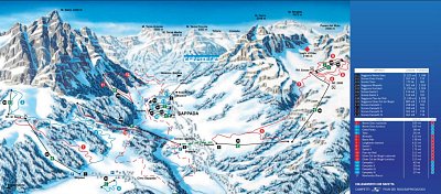 Sappada: схема склонов