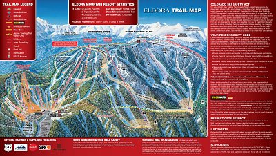 Eldora: схема склонов