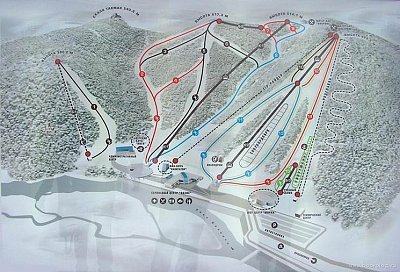Bobrovy Log – Krasnoyarsk: схема склонов