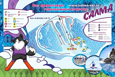 Salma: схема склонов