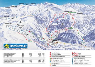 Innerkrems: схема склонов
