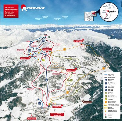 Reinswald (San Martino in Sarentino): схема склонов