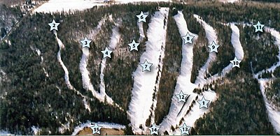 Mt. Jefferson: схема склонов