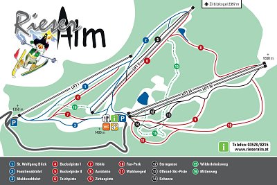 Schizentrum Rieseralm - Obdach: схема склонов