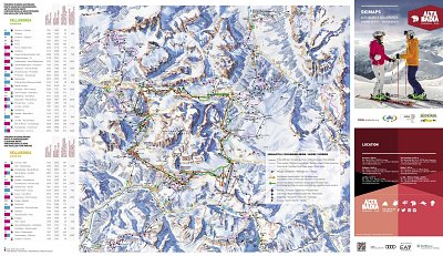 Alta Badia: схема склонов