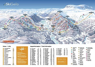 Geilo: схема склонов