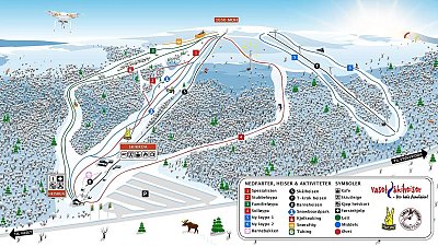 Васет: схема склонов