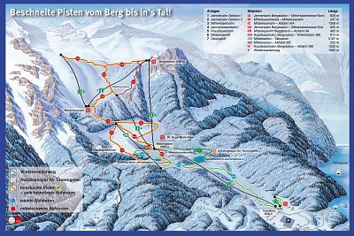 Jenner - Schonau am Konigssee: схема склонов