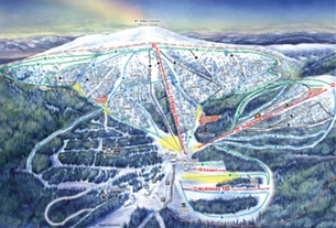 Mount Baldy: схема склонов