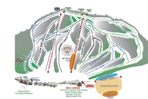 Calabogie Peaks: схема склонов