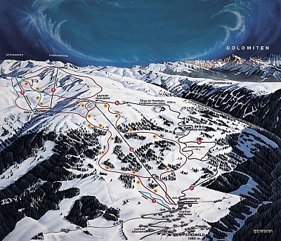 Reinswald (San Martino in Sarentino): схема склонов