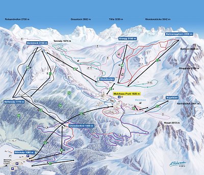 Melchsee - Frutt: схема склонов