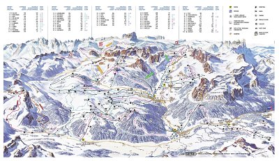 Alta Badia: схема склонов