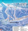 Азуга: схема склонов
