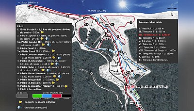 Ski resort Straja: схема склонов
