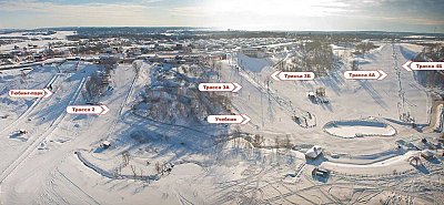 Ski resort Yakhroma Park: схема склонов