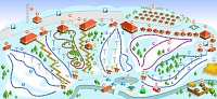 Парк Яхрома: схема склонов