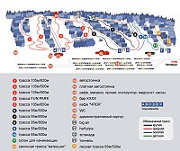 Золотая Долина: схема склонов