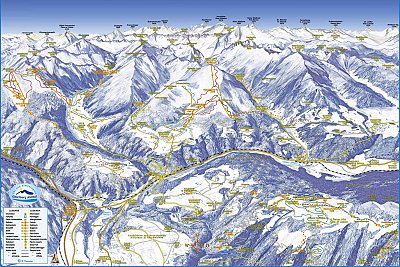 Gitschberg Jochtal: схема склонов