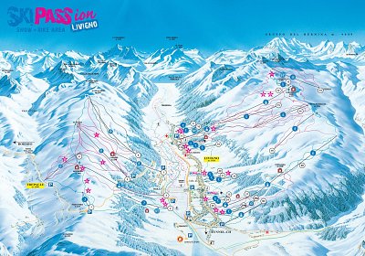 Livigno: схема склонов