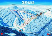 Церторица: схема склонов