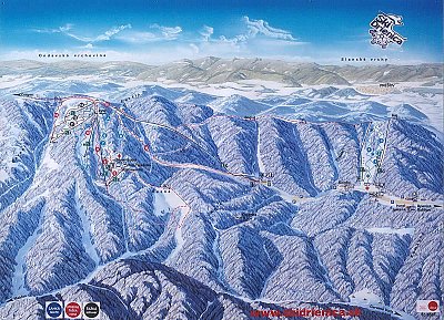 Ski resort Drienica: схема склонов
