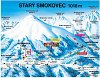 Старý Смоковец – Хребейонок: схема склонов