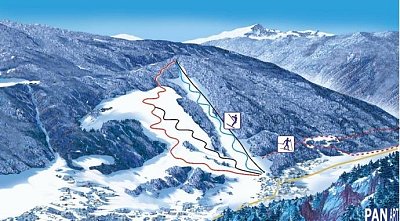 Ski resort Park kralja Matjaža – Črna na Koroškem: схема склонов