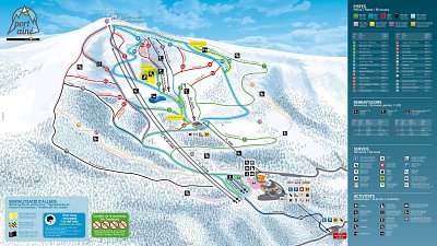 Ski resort Port Ainé: схема склонов