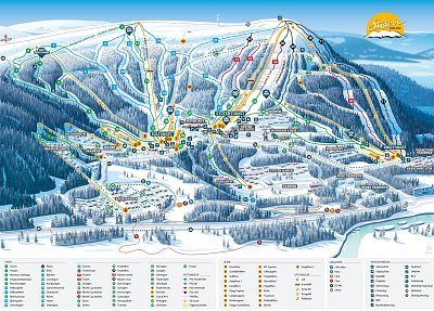 Ski resort Stöten: схема склонов