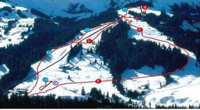 Ski resort Bumbach (Schangnau): схема склонов