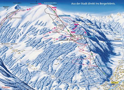 Ski resort Brambrüesch/Dreibündenstein – Chur: схема склонов