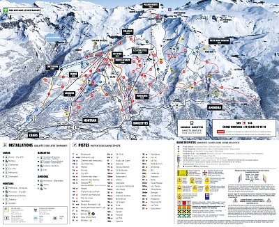 Ski resort Crans-Montana: схема склонов