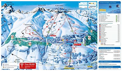 Ski resort Elm im Sernftal: схема склонов