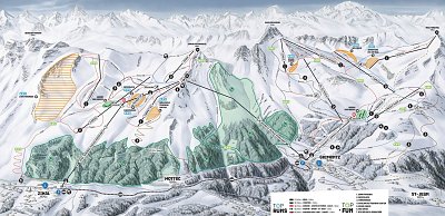 Ski resort Grimentz/Zinal: схема склонов