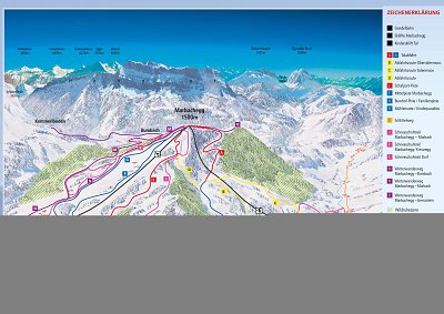 Ski resort Marbach – Marbachegg: схема склонов