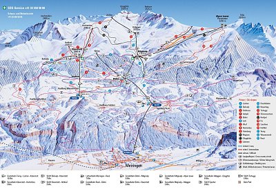 Ski resort Meiringen-Hasliberg: схема склонов