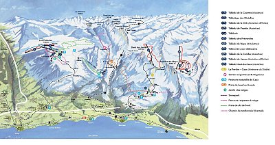 Ski resort Rochers de Naye – Montreux: схема склонов