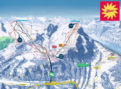 Ski resort Stoos – Fronalpstock/Klingenstock: схема склонов