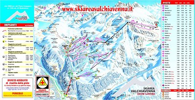 Valchiavenna – Madesimo/Campodolcino: схема склонов