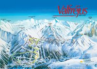 Valfrejus: схема склонов