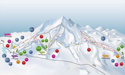 Ski resort Erciyes – Kayseri: схема склонов