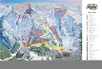 Ski resort Alyeska Resort – Girdwood: схема склонов